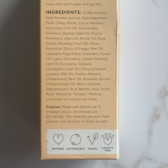 upcircle vegan face scrub with coffee grounds NWT - Picture 4 of 5